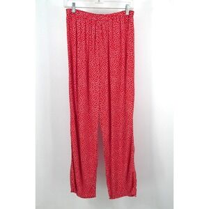Carol Anderson Vintage Polka Dot Pull‎ On Pants Red White 7653 Women 12